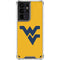 West Virginia University Yellow Background Galaxy S21 Ultra 5G Clear Case